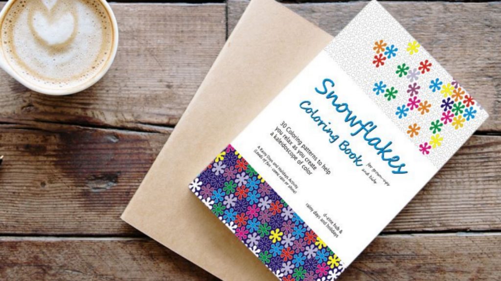 snowflakes coloring book